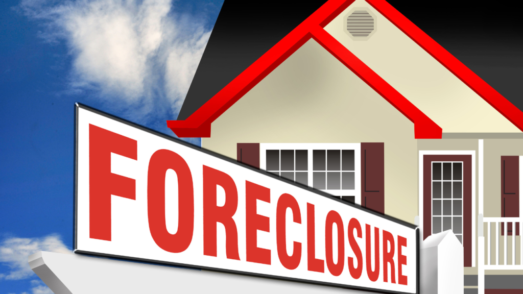 Foreclosure sign image